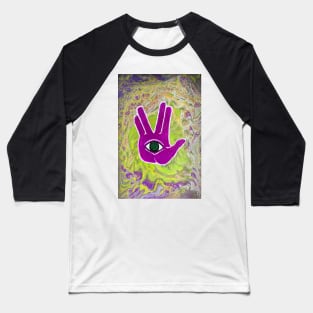 Rezz Eye Purple Baseball T-Shirt